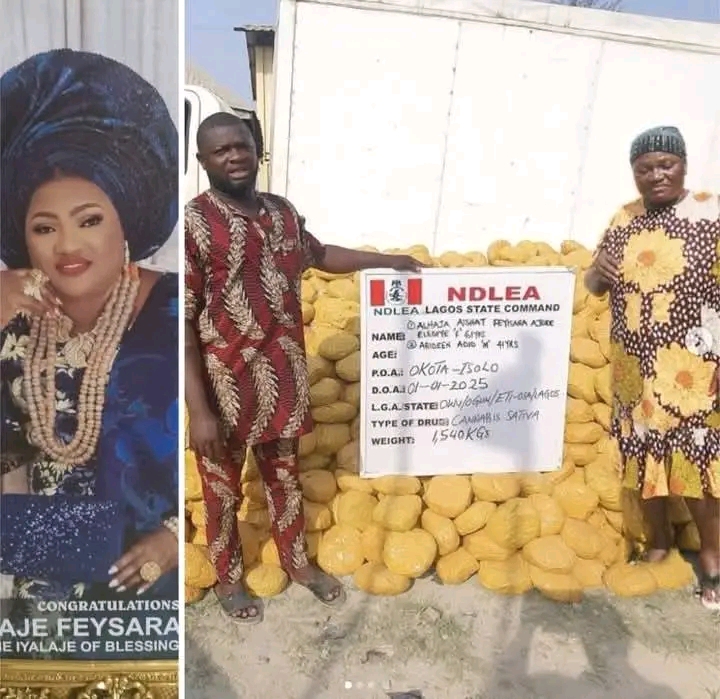 NDLEA Kicks Off 2025 With Major Arrest, Catches Filmmaker, Lagos Socialite Àjọkẹ́ Ẹlẹ́dìyẹ 1736088323468