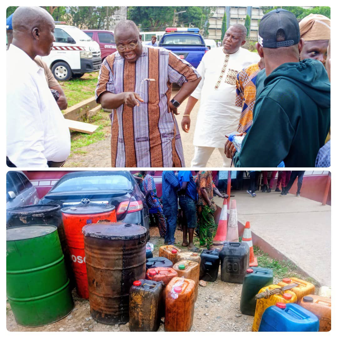 Ọ̀yọ́ Gov't. Crackdowns On Shanties: Arrests 14, Diesel Products Seized IMG 20250801 WA0046