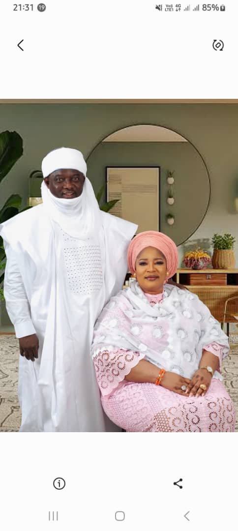 Ọ̀yọ́ Deputy Speaker Fadeyi, Wife Turbaned As Asiwaju Adinni And Yeye Asiwaju Adinni IMG 20251026 WA0004