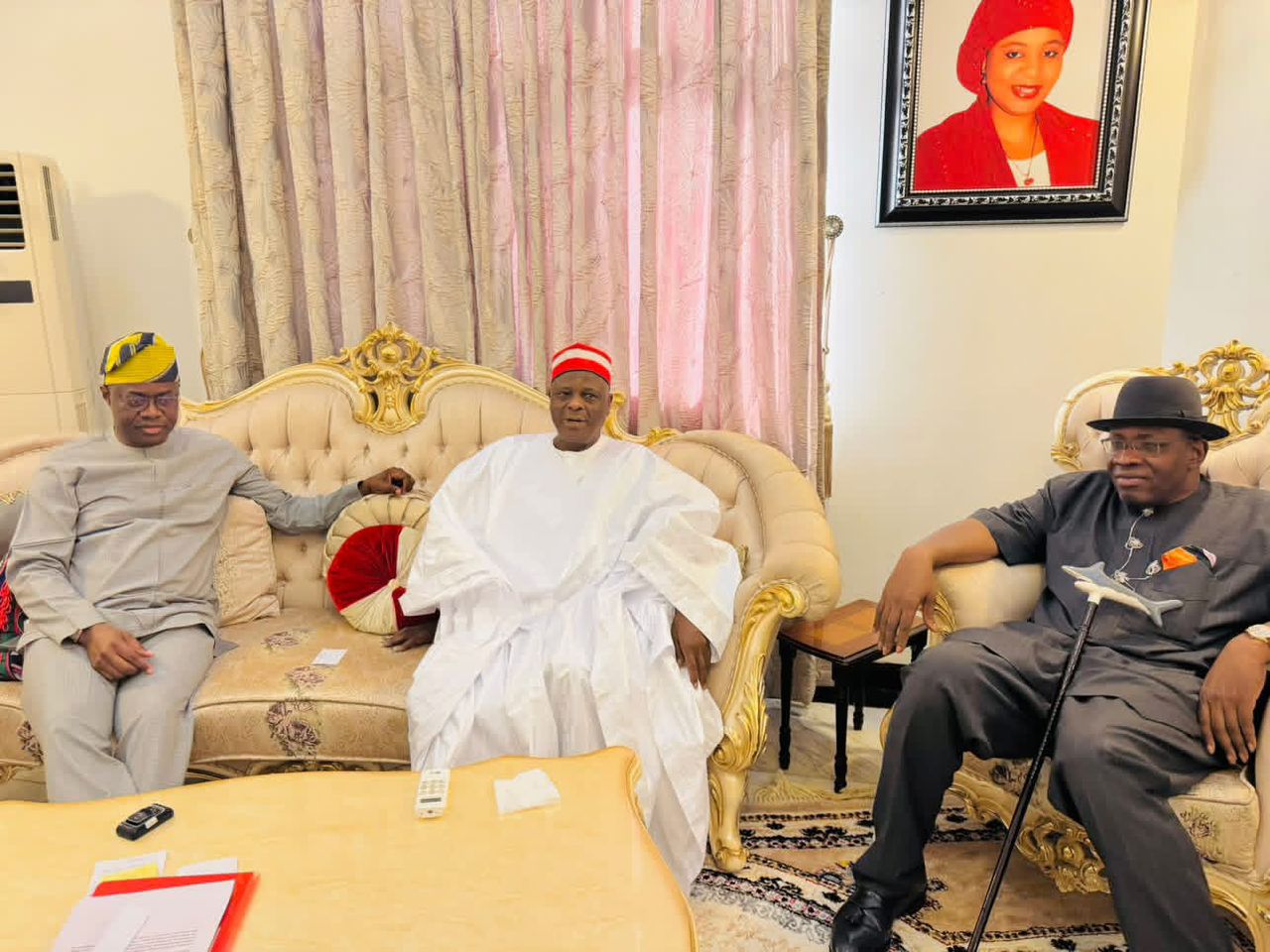 Governor Seyi Makinde Senator Rabiu Kwankwaso And Dickson